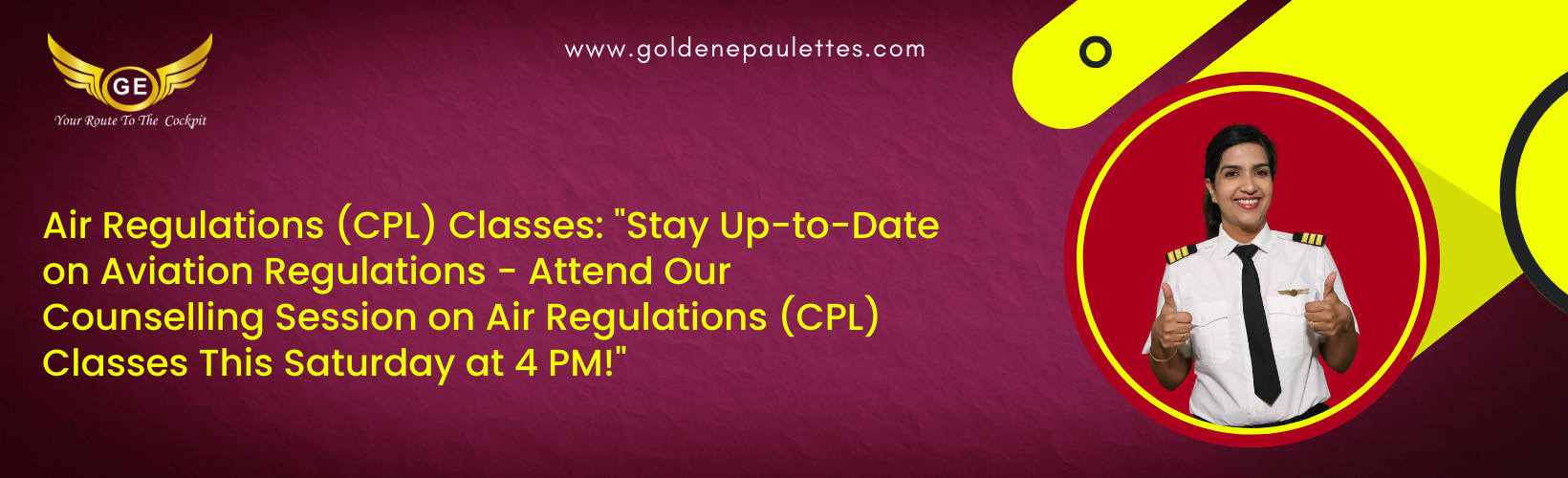 Join Golden Epaulettes Aviation for Expert Career Guidance and Obtain Your Commercial Pilot License from DGCA