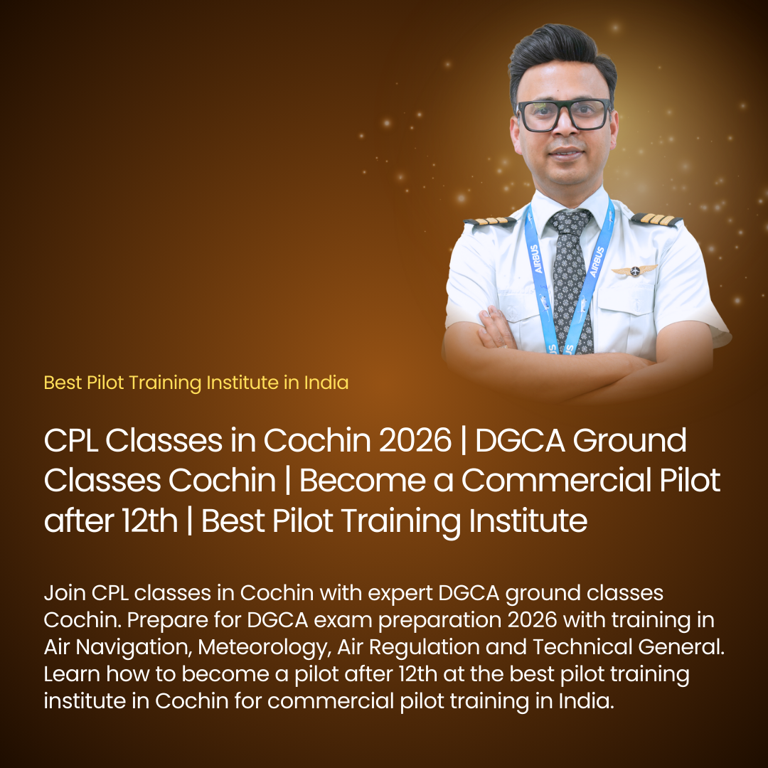 CPL Classes in Cochin 2026 | DGCA Ground Classes Cochin | Become a Commercial Pilot after 12th | Best Pilot Training Institute