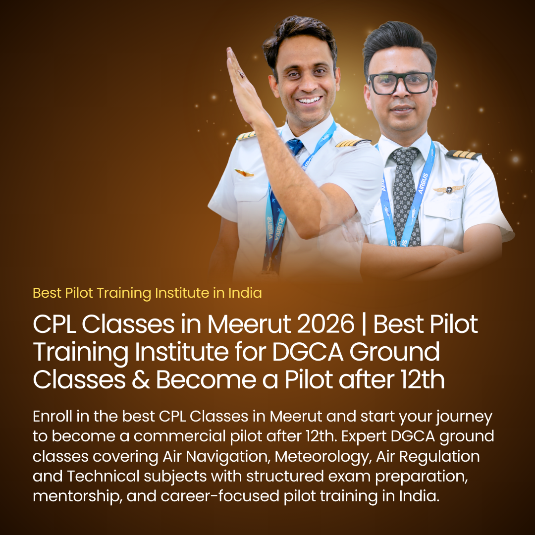 CPL Classes in Meerut 2026 | Become a Pilot after 12th with Expert DGCA Ground Training Institute