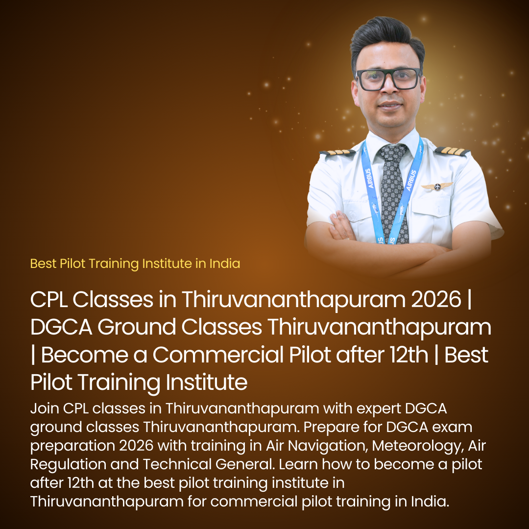 CPL Classes in Thiruvananthapuram 2026 | DGCA Ground Classes Thiruvananthapuram | Become a Commercial Pilot after 12th | Best Pilot Training Institute