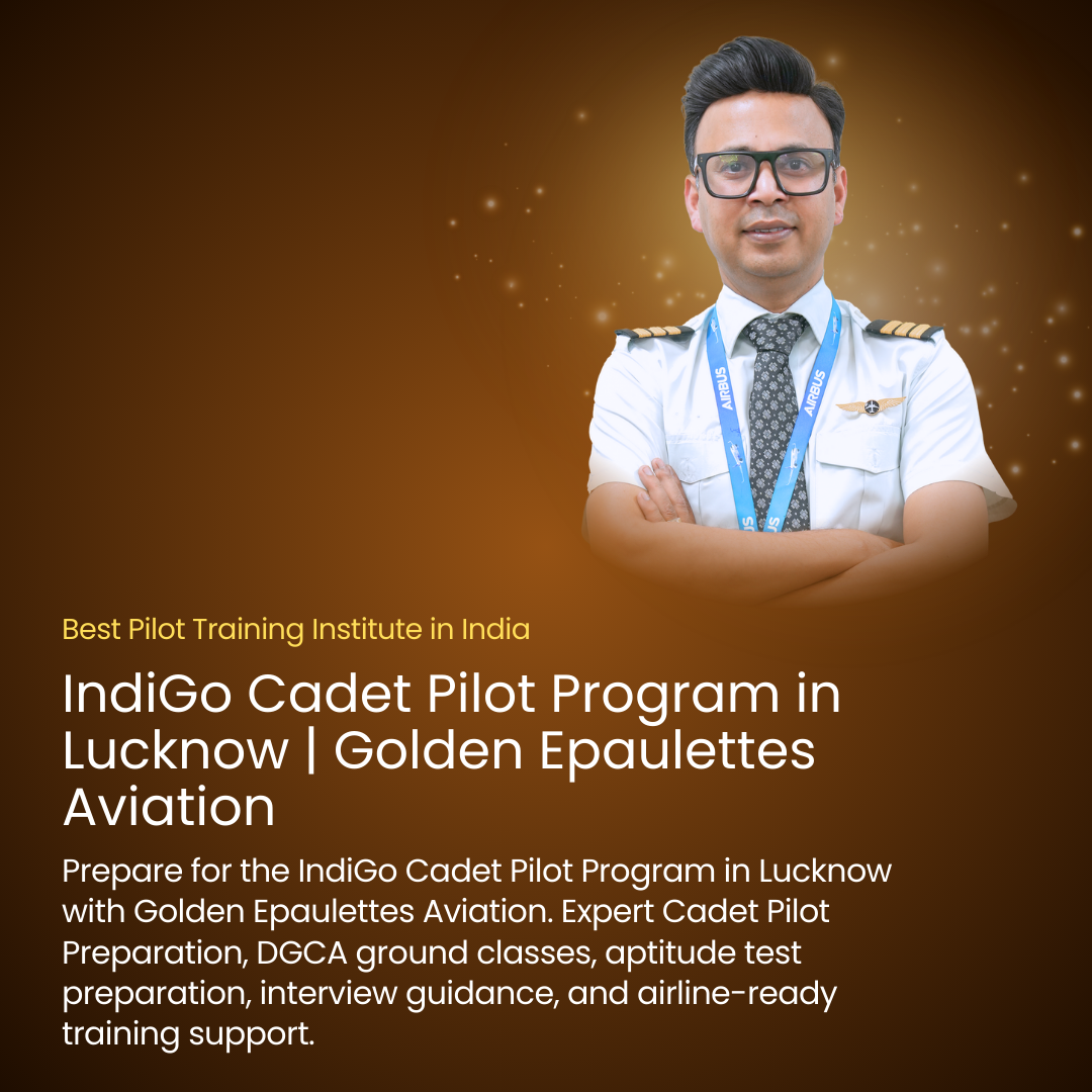 IndiGo Cadet Pilot Program in Lucknow – Golden Epaulettes Aviation