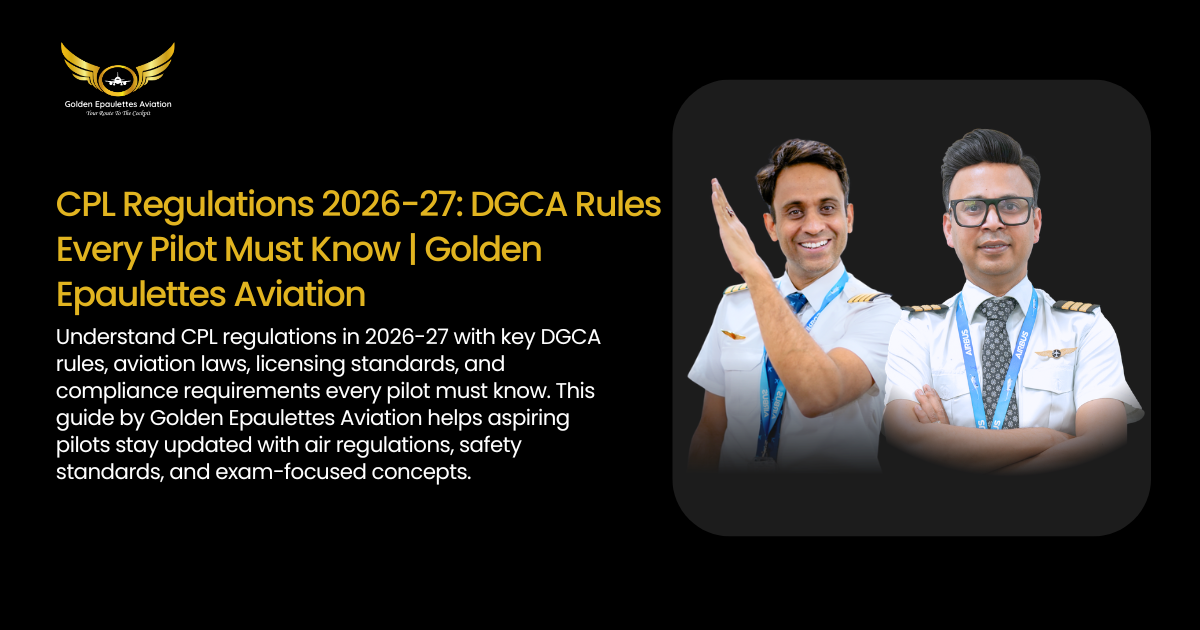 CPL Regulations 2026-27: DGCA Rules Every Pilot Must Know | Golden ...