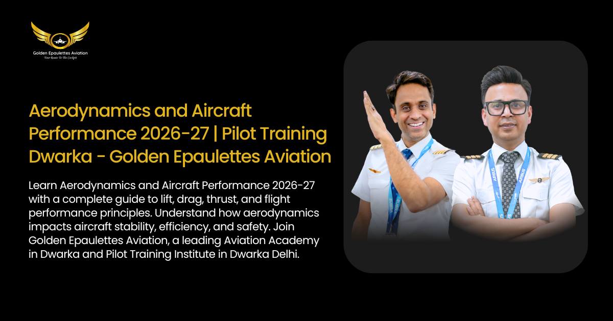 Aircraft Performance Class Aerodynamics and Aircraft Performance 2026-27 | Pilot Training Dwarka ...