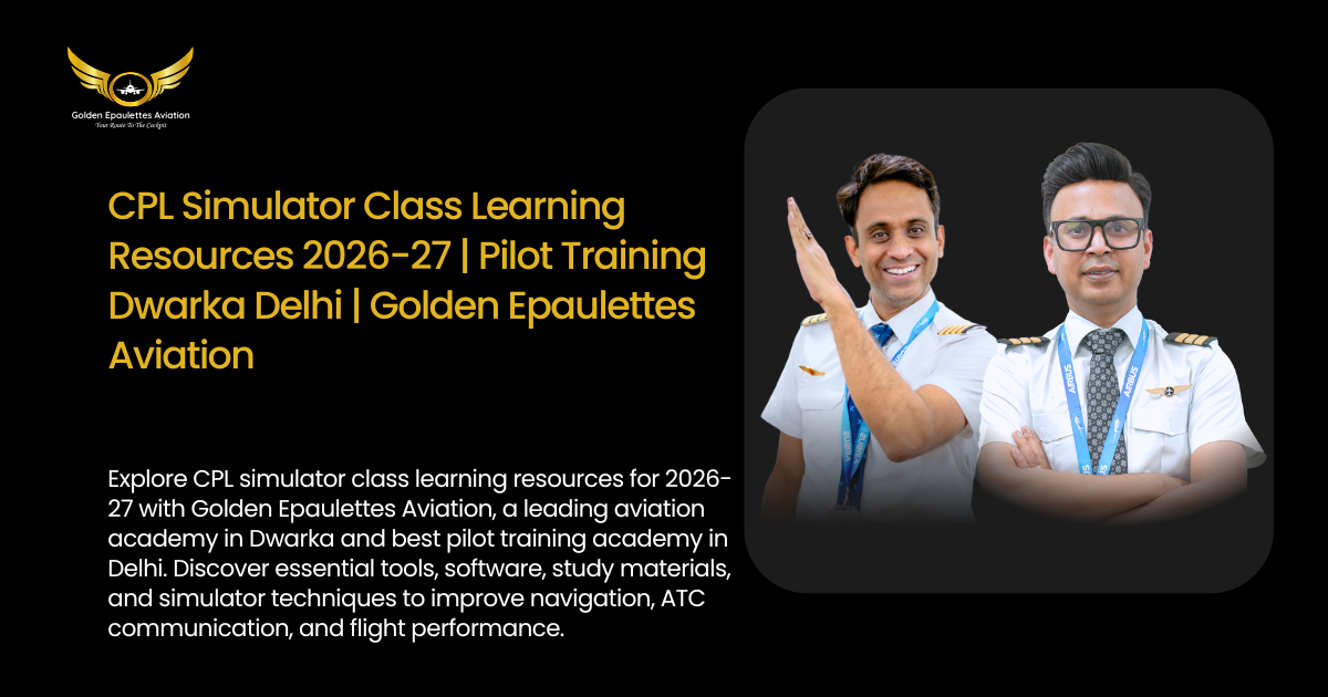 CPL Simulator Class Learning Resources 2026-27 | Pilot Training Dwarka ...