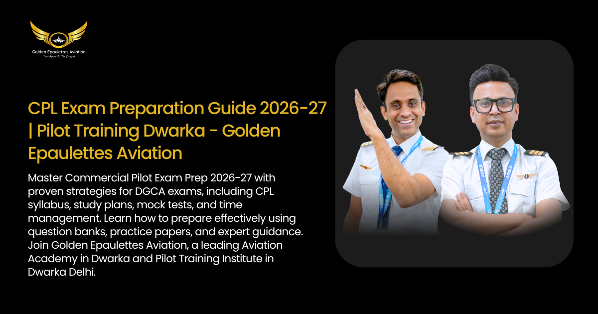CPL Exam Preparation Guide 2026-27 | Pilot Training Dwarka - Golden ...