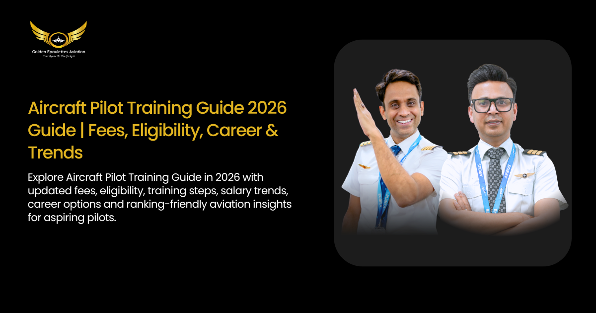 Aircraft Pilot Training Guide 2026 Guide | Fees, Eligibility, Career ...