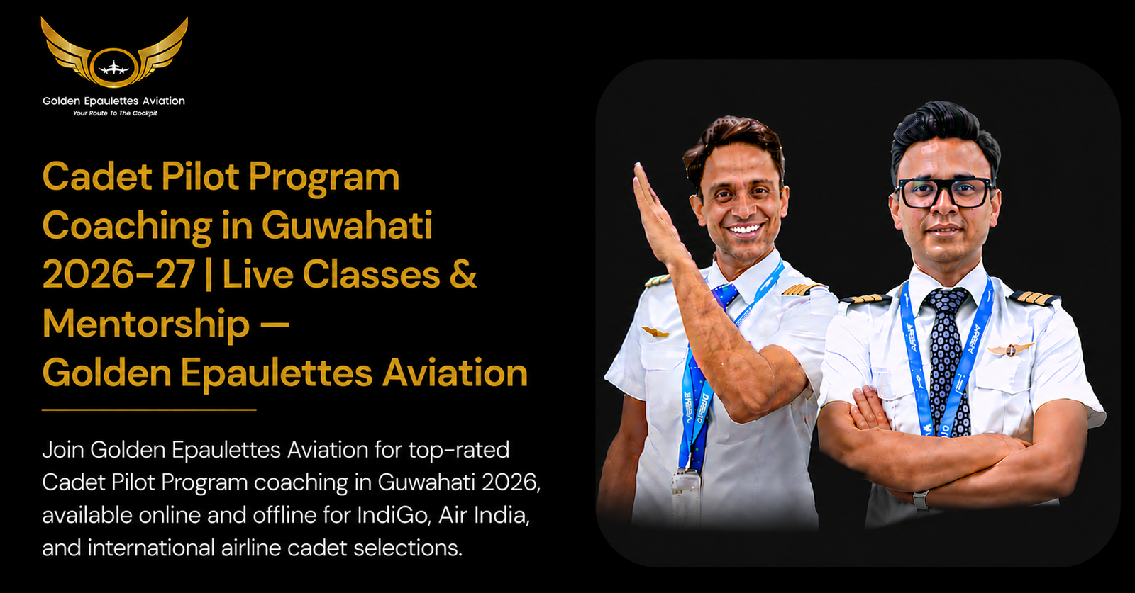 Cadet Pilot Program Coaching in Guwahati 2026-27 | Live Classes ...