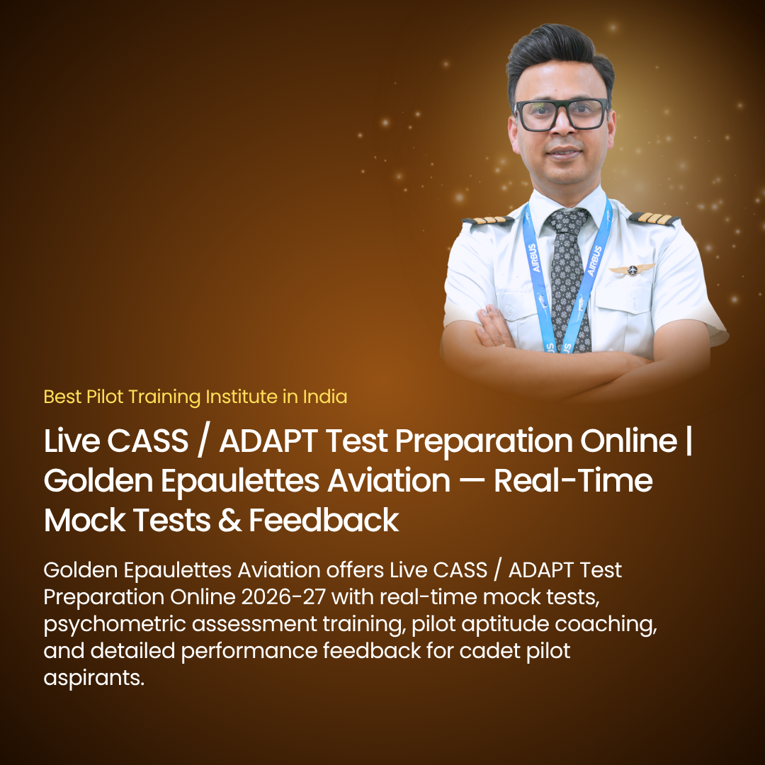 ATPL Simulator Classes Skills 2026-27 | Golden Epaulettes Aviation ...