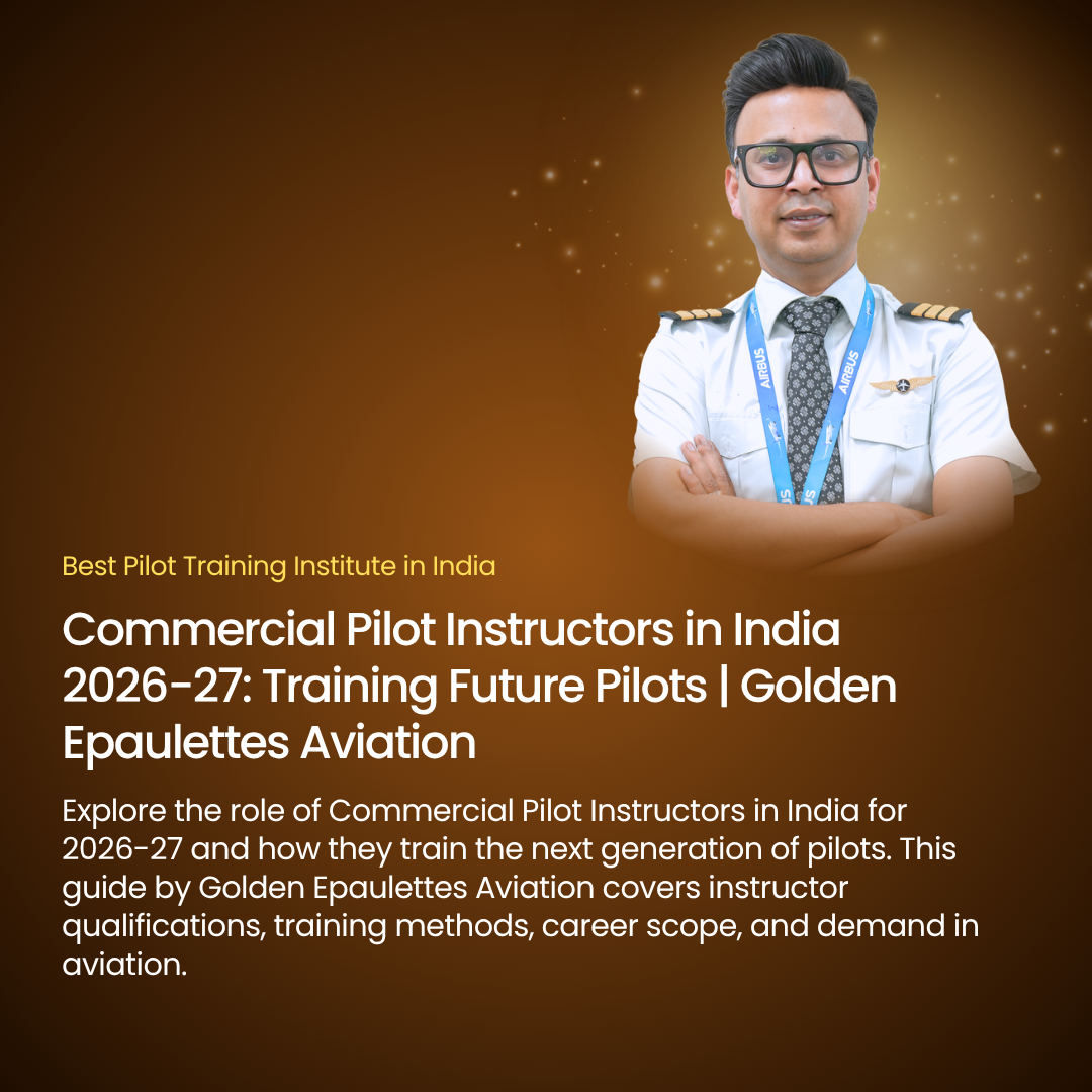 Commercial Pilot Instructors in India 2026-27: Training Future Pilots ...