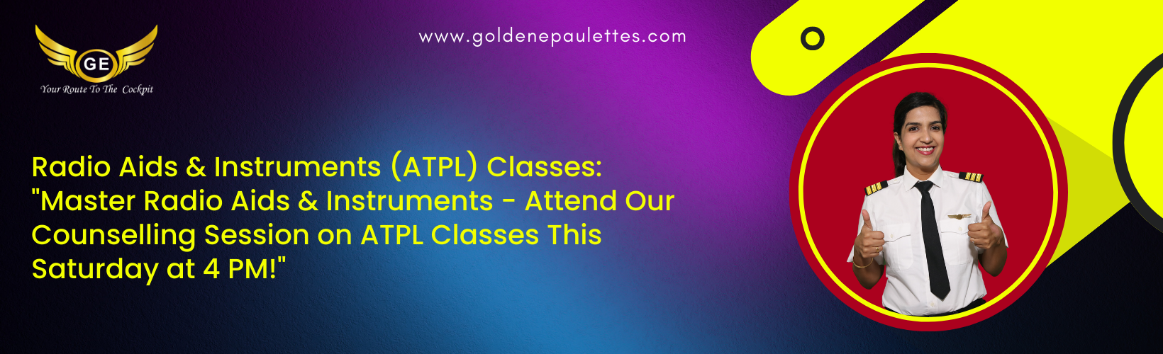 Join Golden Epaulettes Aviation for Expert Career Guidance and Obtain Your Commercial Pilot License from DGCA