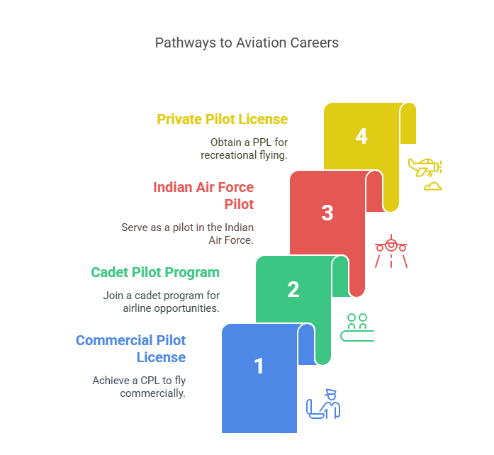 Comparison of Pilot Pathways in India